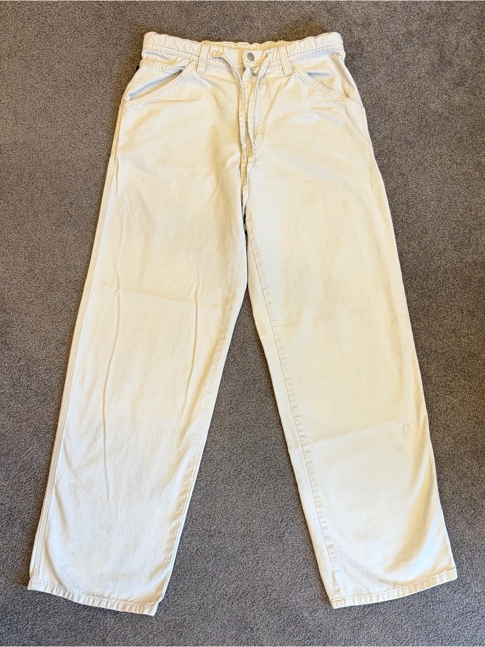 Polo Jeans Co. Ralph Lauren Off-White Carpenter Pants size Small
